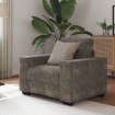 Gris oscuro Tela de poliéster mezcla Mediano Ergonómico Sillón