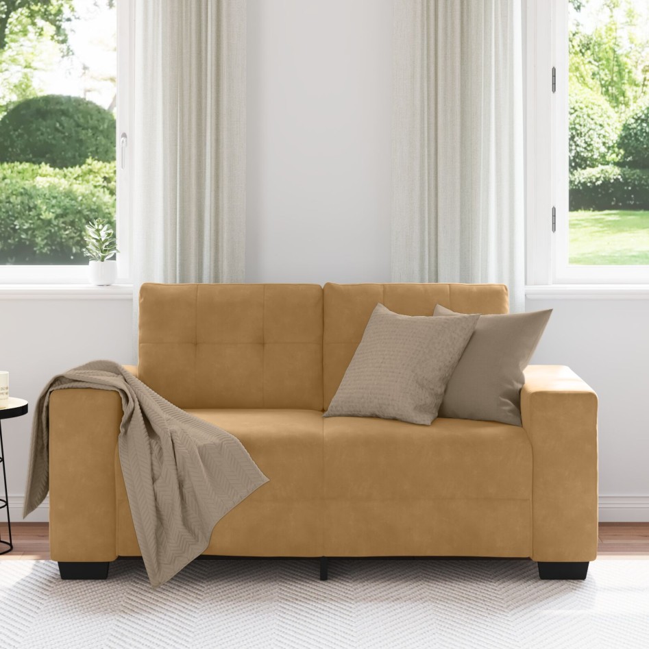 Terciopelo marrón Tela de terciopelo, marco de madera