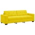 Sofá Amarillo de Terciopelo Terciopelo, Madera