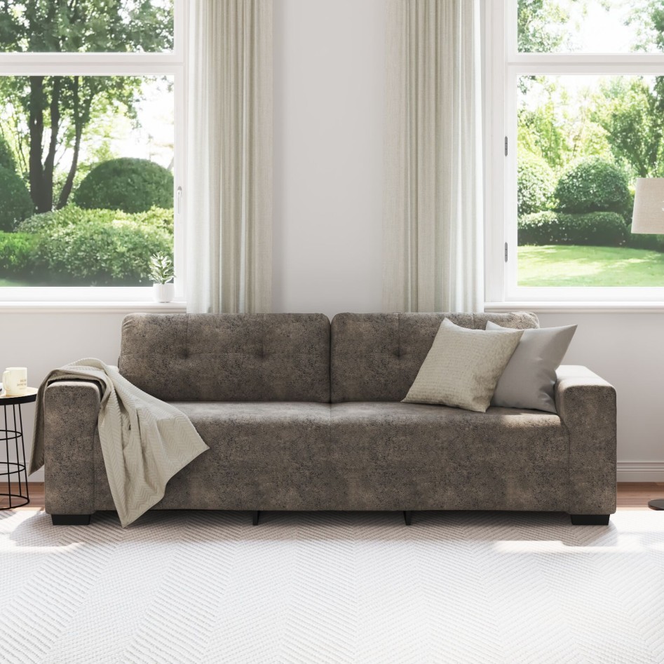 Gris oscuro Tela de Poliéster Grande Acomoda a