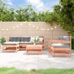 Juego de muebles de jardín 7 pzas madera maciza abeto Douglas