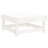 Juego de muebles de jardín 11 piezas madera maciza pino