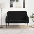 Banco de terciopelo negro 110x76x80