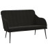 Banco de terciopelo negro 110x76x80