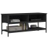 Mueble de TV madera contrachapada negro 100x35x45