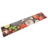 Alfombra de cocina lavable terciopelo dibujo verduras 60x300