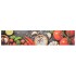 Alfombra de cocina lavable terciopelo dibujo verduras 60x300