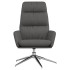 Sillón de relax de tela gris