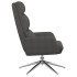 Sillón de relax de tela gris