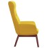 Sillón de relax de tela amarillo