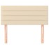 Cabecero de tela color crema 90x5x78/88