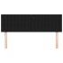 Cabeceros 2 unidades tela negro 72x5x78/88