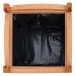 Juego de  arriates de madera 2 unidades 30x30x30