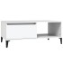 Mesa de centro madera contrachapada blanco 90x50x36,5