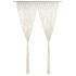 Cortina de macramé algodón 140x240