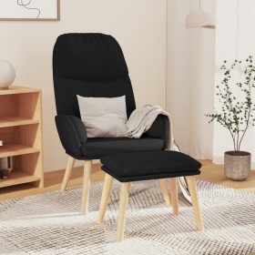 Sillón de relax con reposapiés tela