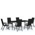 Juego de comedor para jardín 7 piezas