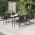 Juego de comedor para jardín 7 piezas