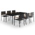 Juego de comedor para jardín 7 piezas