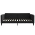 Sofá cama con colchón tela negro 100x200