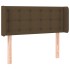 Cabecero de tela gris oscuro 93x16x78/88