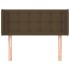 Cabecero de tela gris oscuro 93x16x78/88
