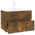 Mueble de baño con lavabo madera contrachapada roble