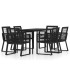 Juego de comedor para jardín 7 piezas