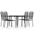 Juego de comedor de jardín 5 piezas