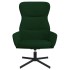 Silla de relajación de terciopelo verde