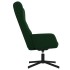 Silla de relajación de terciopelo verde