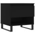 Mesa de centro madera de ingeniería negro 50x46x50