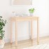 Mesa consola madera maciza de pino 80x40x75