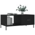 Mesa de centro madera contrachapada negro 90x50x40