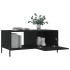 Mesa de centro madera contrachapada negro 90x50x40