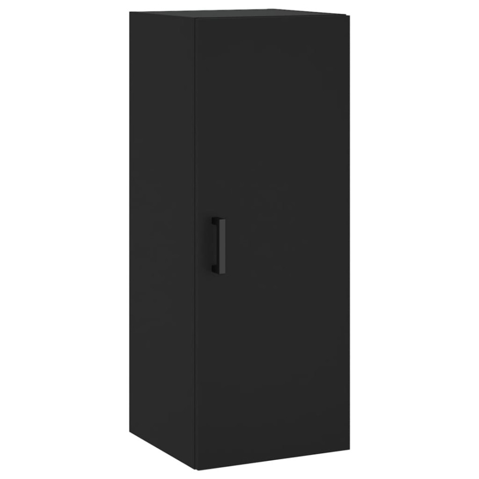 Armario de pared negro 34,5x34x90