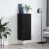Armario de pared negro 34,5x34x90