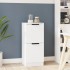 Aparador de madera contrachapada blanco 30x30x70