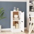 Aparador de madera contrachapada blanco 30x30x70