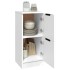 Aparador de madera contrachapada blanco 30x30x70