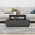 Mesa de centro madera maciza de pino gris 80x55x40,5