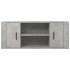 Mueble para TV contrachapada gris hormigón 100x35x40