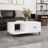 Mesa de centro madera contrachapada blanco 90x50x40