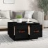 Mesa de centro de madera maciza de pino negro 60x53x35
