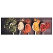 Alfombra de cocina lavable Spoons 60x300 cm