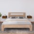 Mesita de noche de pared 2 uds marrón miel 40x29,5x22