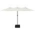 Sombrilla doble blanco arena 449x245