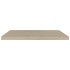 Estantes flotantes de pared 4 uds MDF color roble