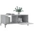 Mesa de centro madera contrachapada gris hormigón 90x50x40