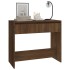 Mesa consola madera de ingeniería marrón roble 89x41x76,5